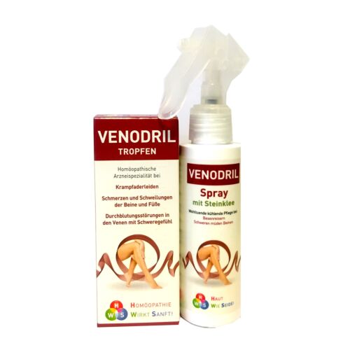 Venodril Tropfen + gratis Spray 