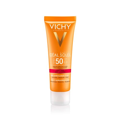 VICHY IDEAL SOLEIL Anti-Age 3-in-1 Antioxidative Sonnenpflege LSF 50