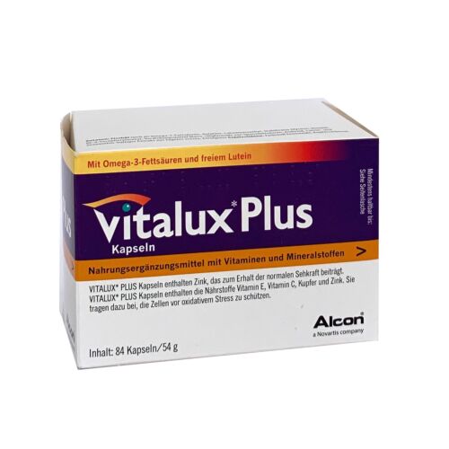 Vitalux plus + 10mg Lutein + Omega 3