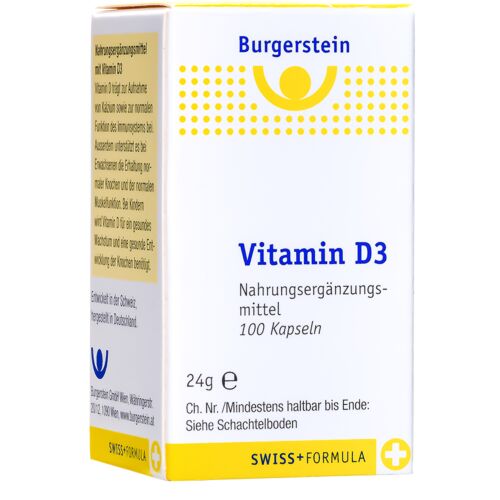 Burgerstein Vitamin D3 100 Kapseln