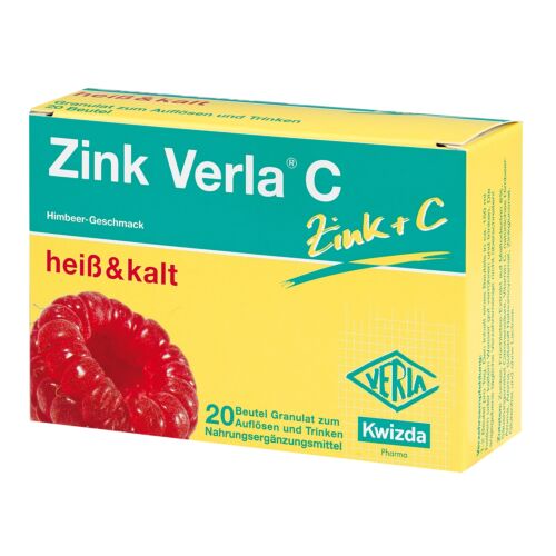 ZINK VERLA C 5 mg Granulat Himbeer