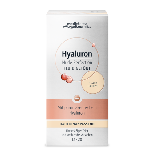 medipharma Hyaluron GETÖNTES FLUID HELLER HAUTTYP LSF 20