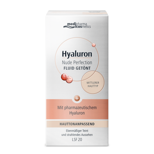 medipharma Hyaluron GETÖNTES FLUID MITTLERER HAUTTYP LSF 20