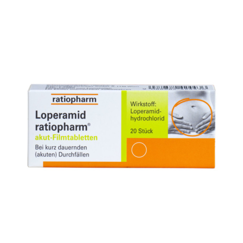 Loperamid ratiopharm Filmtabletten akut