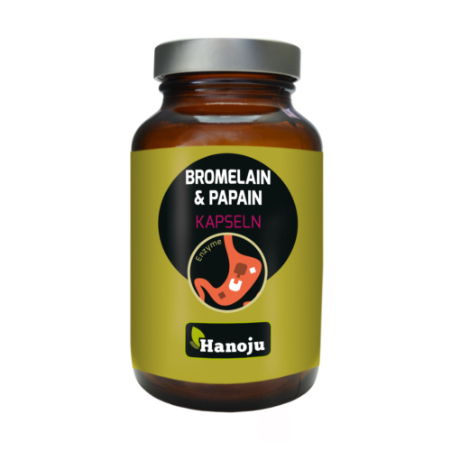 HANOJU Bromelain + Papain Kapseln