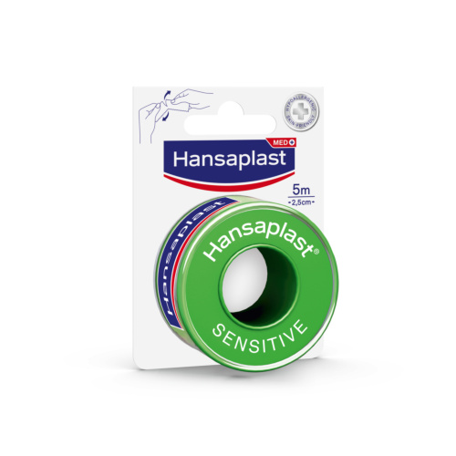 Hansaplast Sensitive Fixierpflaster 5M X 2,5CM