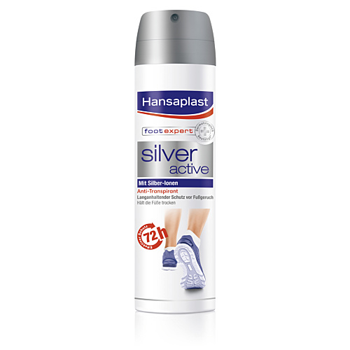 Hansaplast Silver Active Fußspray Anti-Transpirant