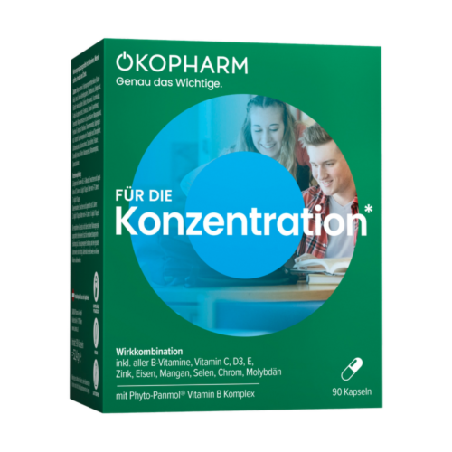 ÖKOPHARM® Kapseln für die Konzentration
