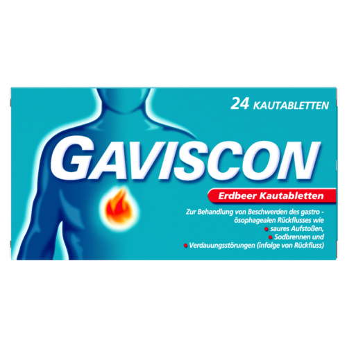 Gaviscon Kautabletten Erdbeer 48 Stk