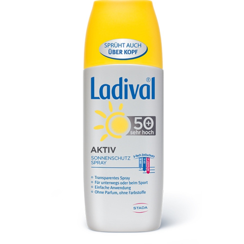 LADIVAL Aktiv Transparentes Sonnenschutz Spray LSF50+