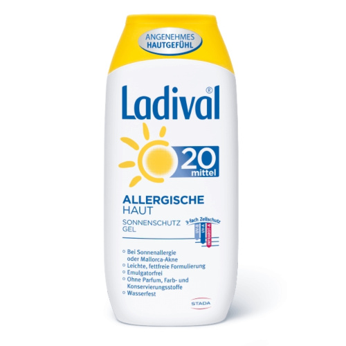 LADIVAL allergische Haut Sonnenschutz Gel LSF 20