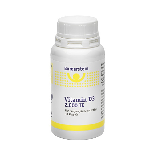BURGERSTEIN Vitamin D3 2.000 IE Kapseln