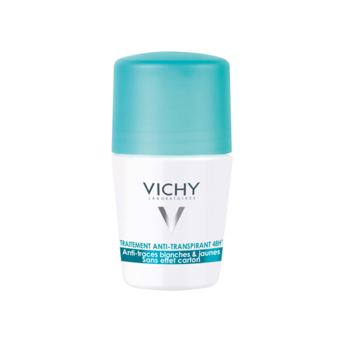 VICHY Deodorant Roll-On Anti-Transpirant 48 h, Anti weiße & gelbe Flecken