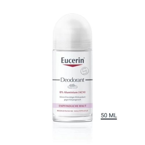 Eucerin Deodorant Roll-on Empfindliche Haut 24h 0% Aluminium