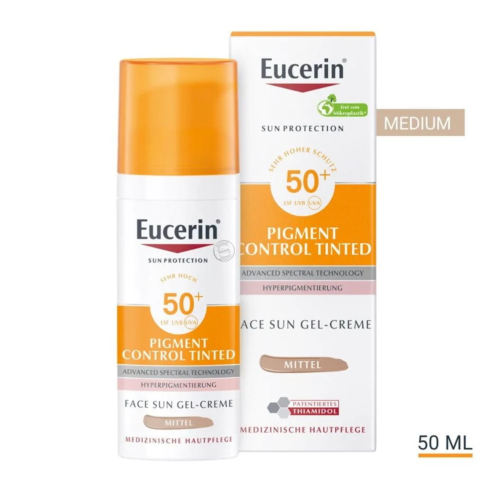 EUCERIN Sun Face Pigment Control Fluid LSF 50+ getönt