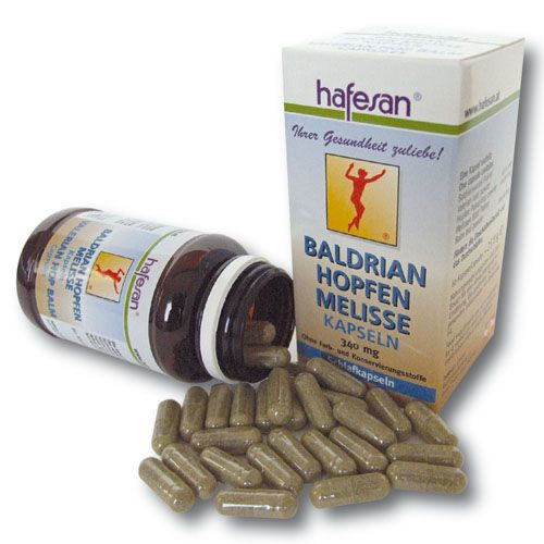 Hafesan Baldrian Hopfen Melissen Kapseln 60 Stück