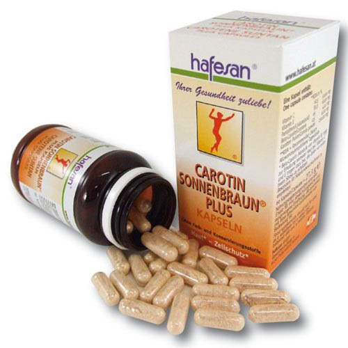 Hafesan Carotin Sonnenbraun Kapseln 
