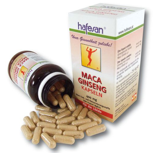Hafesan Maca + Ginseng 400mg Kapseln 60 Stück
