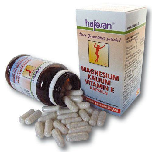 Hafesan Magnesium Kalium Vitamin E Kapseln 60 Stück