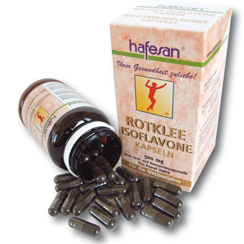 hafesan Rotklee Isoflavone 500 mg Kapseln (4 Isoflavone)