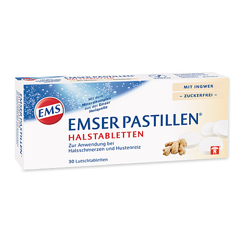 EMSER PASTILLEN® HALSTABLETTEN Ingwer