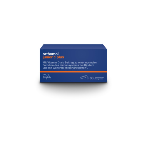 Orthomol junior C plus Direkt Granulat Himbeere/Limette