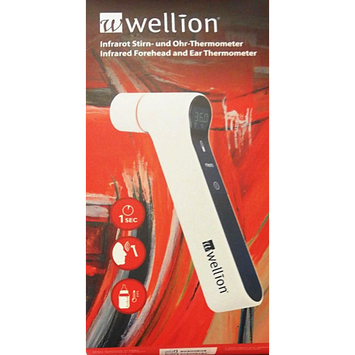 Wellion Stirn- und Ohr-Thermometer kontaktlos