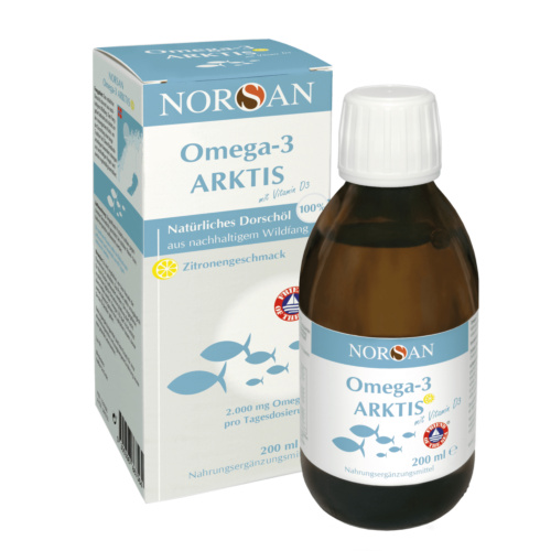 norsan omega 3 dorschöl mit vitamin d3 Zitrone