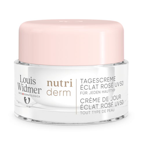 WIDMER nutriderm Tagescreme Éclat Rosé UV 50 ohne Parfum