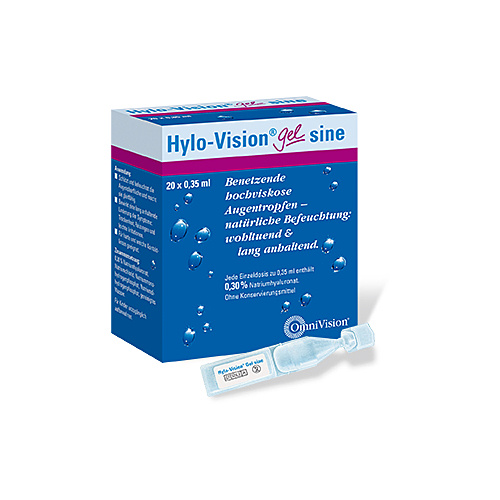 Hylo-Vision® Gel sine Augentropfen