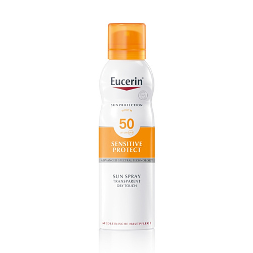 Eucerin Sensitive Protect Sun Spray Transparent Dry Touch LSF 50