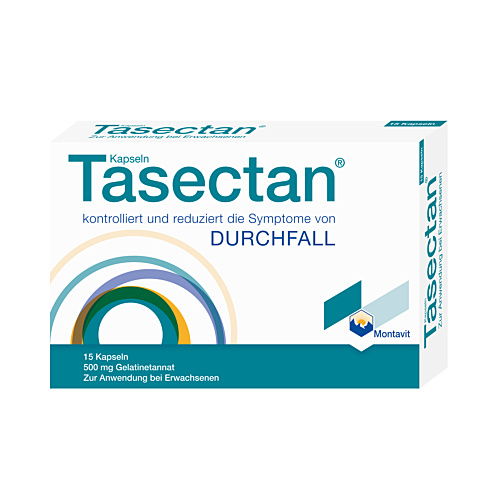 Tasectan Kapseln 500 mg Blisterpackung