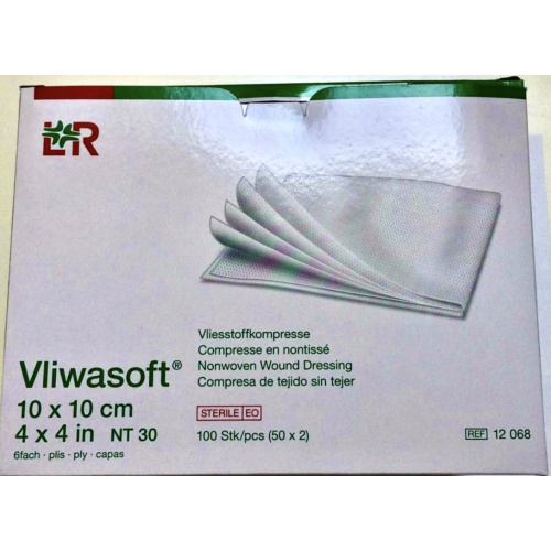Vliwasoft steril 10 x 10cm 100 Stk 