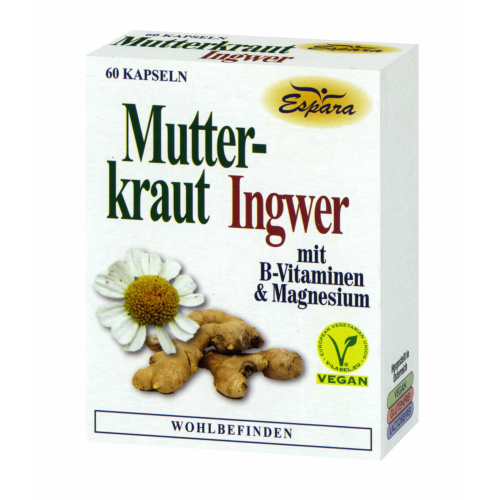ESPARA Mutterkraut-Ingwer Kapseln