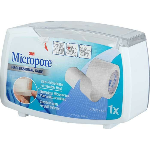 3M Micropore Dispenser 25 mm x 5 m