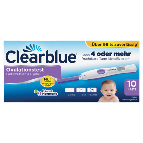 Clearblue DIGITAL Ovulationstest mit dualer Hormonanzeige