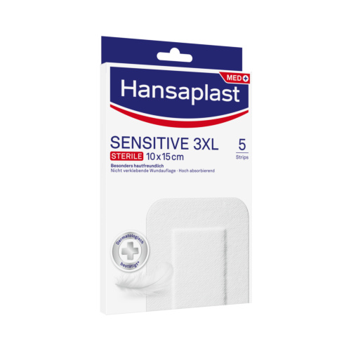 HANSAPLAST Sensitive 3XL Steriles Pflaster