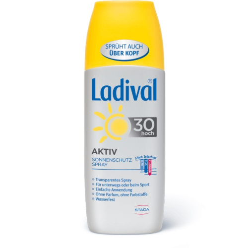 LADIVAL Aktiv Transparentes Sonnenschutz Spray LSF 30