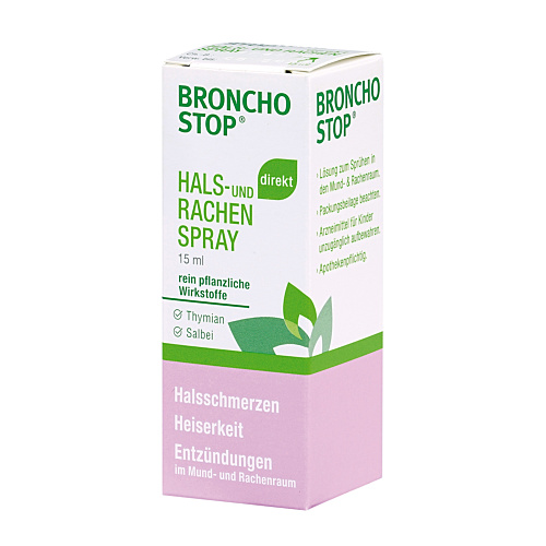 BRONCHOSTOP THYMIAN SALBEI HALS- UND RACHENSPRAY