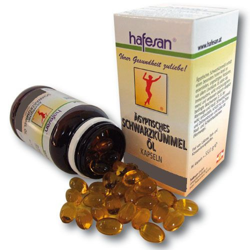 Hafesan Ägyptisches Schwarzkümmelöl Kapseln 