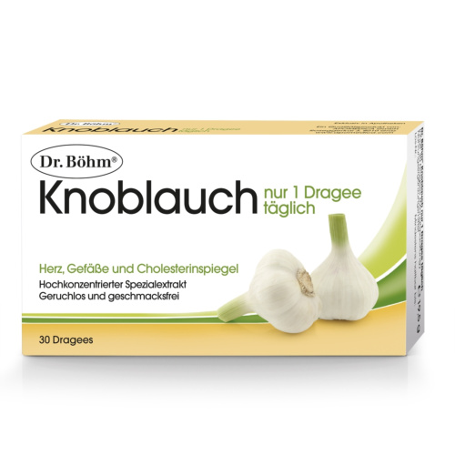 Dr. Böhm® Knoblauch nur 1 Dragee täglich