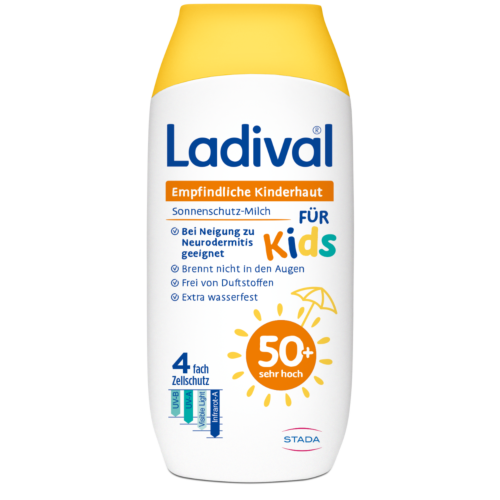 LADIVAL® Sonnenschutz-Milch für empfindliche Kinderhaut LSF 50+