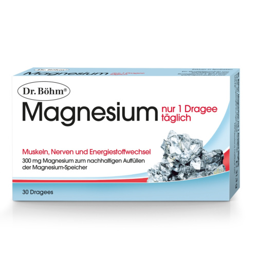 Dr. Böhm® Magnesium nur 1 Dragee täglich