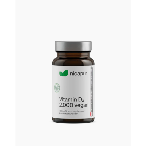Nicapur Vitamin D3 2000 vegan