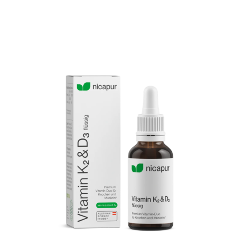 NICAPUR Vitamin K2 & D3 flüssig 