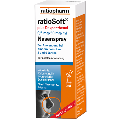 Ratiosoft Plus Dexpanthenol 0,5mg/50mg/ml Nasenspray