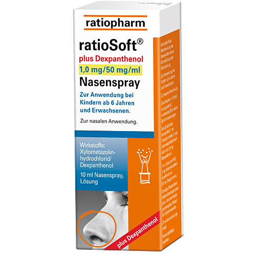 Ratiosoft plus Dexpanthenol 1,0mg/50mg/ml Nasenspray