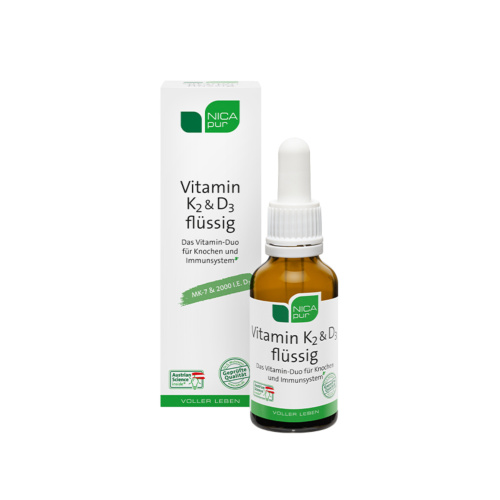 NICAPUR Vitamin K2 & D3 flüssig 